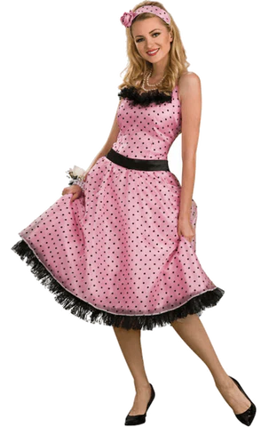 Polka Dot Prom 50s Costume